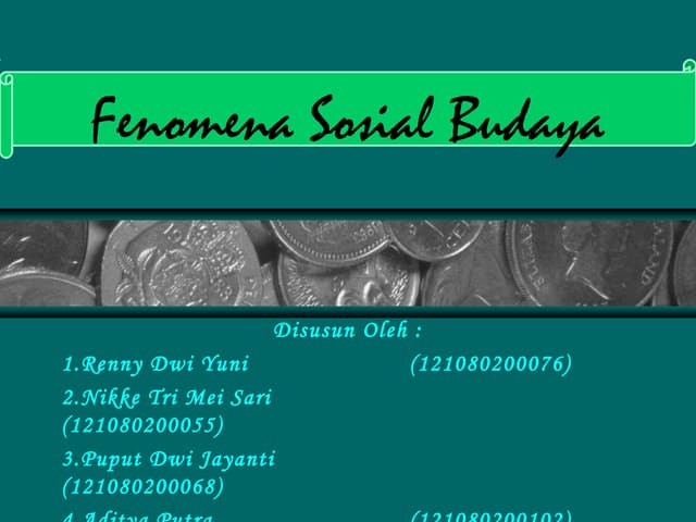 Ilmu Sosial Budaya Dasar