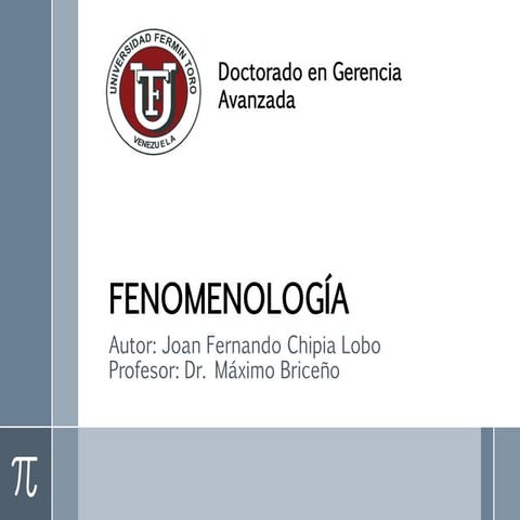 Fenomenología