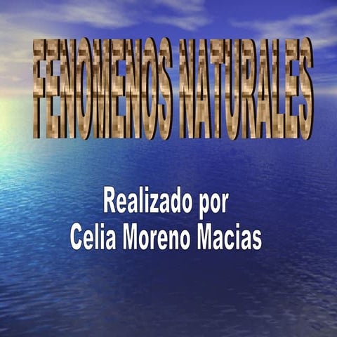 Fenomenos naturales