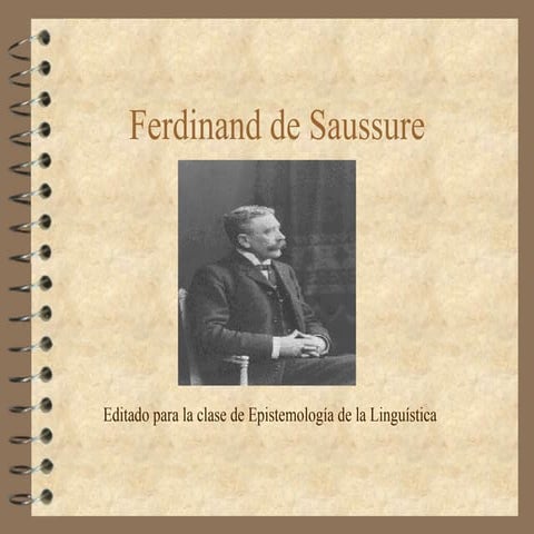 Ferdinand de saussure