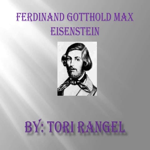 Ferdinandeisenstein