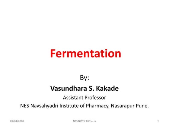 Batch, fedbatch and continuous fermentation | PPTX | Chemistry | Science