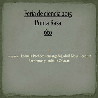 Feria de ciencia 2015 leonela