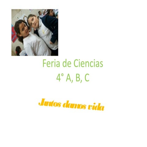 Feria de ciencias 4° a,b,c