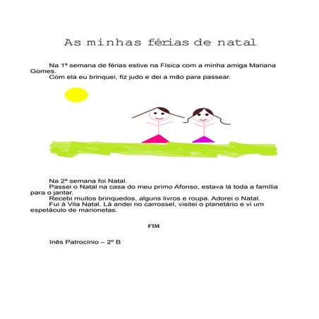 Férias de natal da Inês