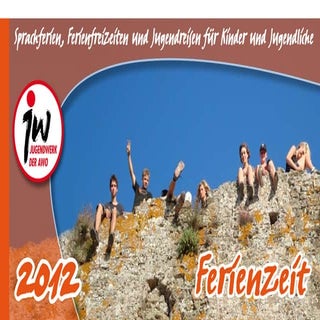 Ferienzeit - Katalog des Jugendwerks der AWO 2012