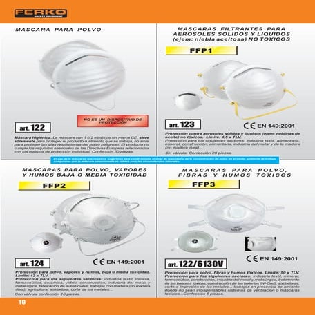 FERKO - Proteccion respiratoria
