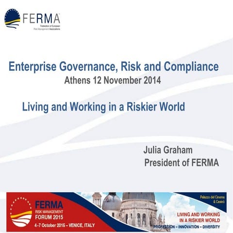 FERMA presentation at Athens conference