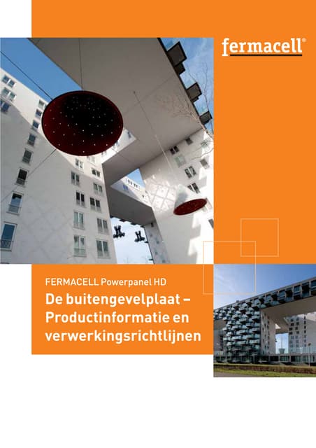 fermacell Powerpanel HD De buitengevelplaat - Productinformatie en verwerking...