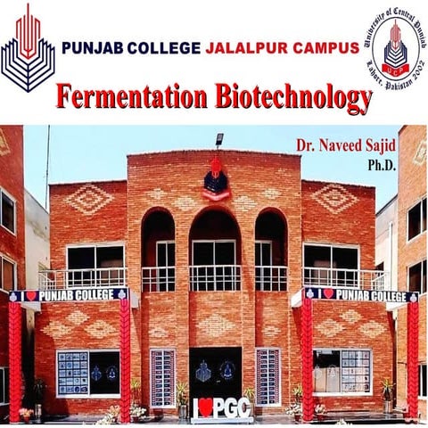 Fermentation Biotechnology. Cultures of microorganisms