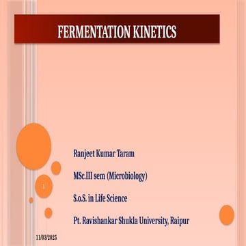 Fermentation kinetics - Ranjeet Kumar.pptx