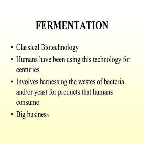 Fermentation ppt