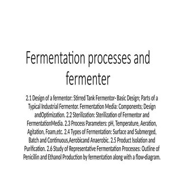Fermentation process_downstream processing