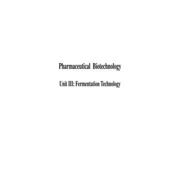 Batch, fedbatch and continuous fermentation | PPTX