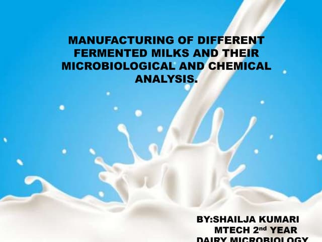Fermented milk 1