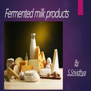 Fermented milk products