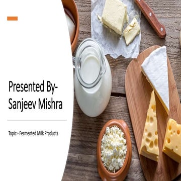 Fermented Milk Products