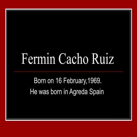 Fermin Cacho Ruiz | PPT
