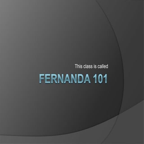 Fernanda 101