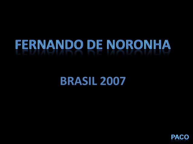 Fernando De Noronha 1