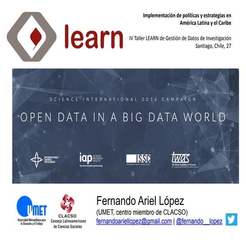 Open Data in a Big World by Fernando Ariel López 