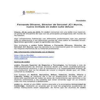 Fernando Olivares, Director de Serc...