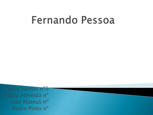 Fernando pessoa