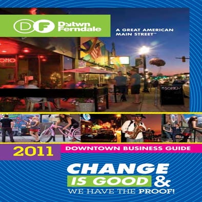 Downtown Ferndale Business Guide 2011
