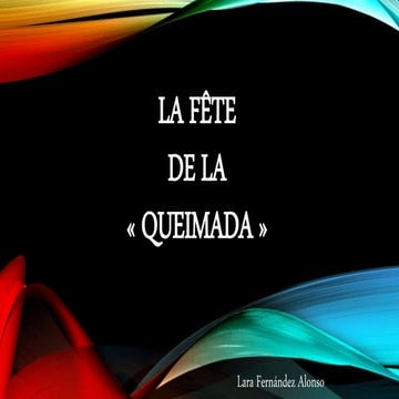 fête de la queimada Fernández Lara