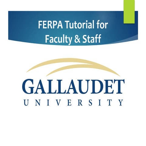 FERPA presentation | PPT