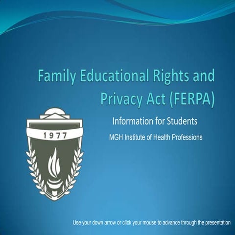 FERPA presentation | PPT