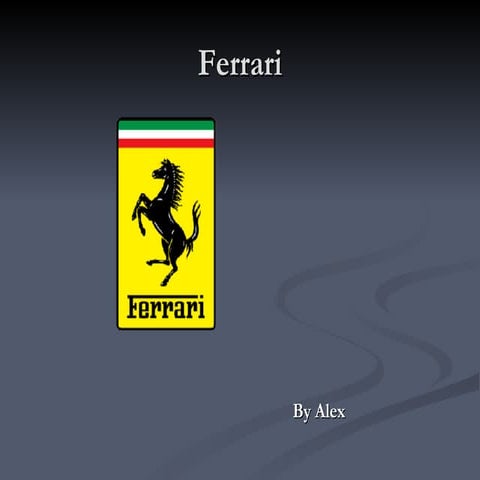 Ferrari  By Alex