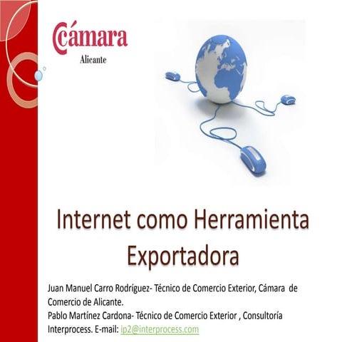Internet como herramienta exportadora