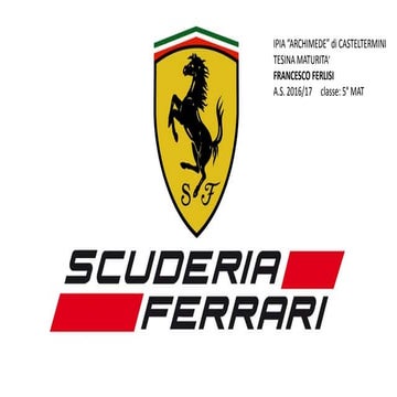 Mappa multidisciplinare Ferrari 