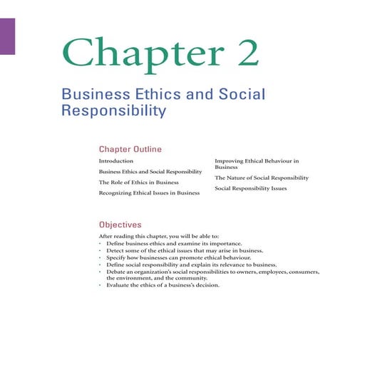 BUSINESS ETHICS