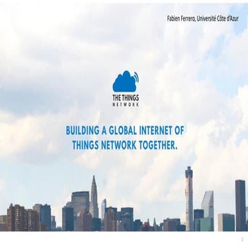 A quick introduction to The Things Network | PDF