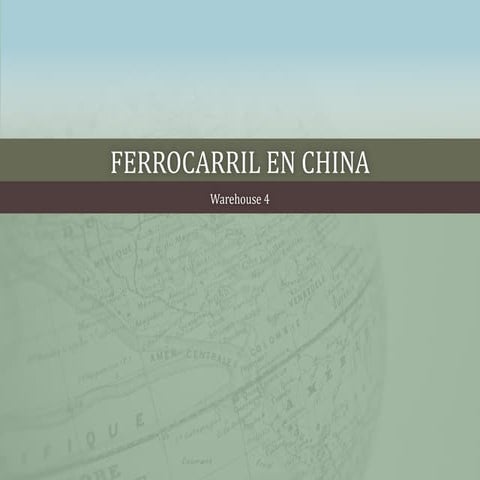 Ferrocarril en china terminado PPT
