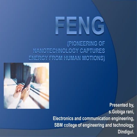 Ferro Electric Nano Generator