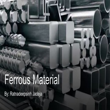 Ferrous material