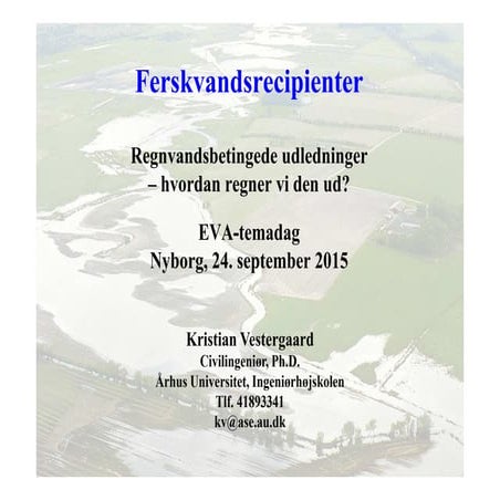 Ferskvandsrecipienter