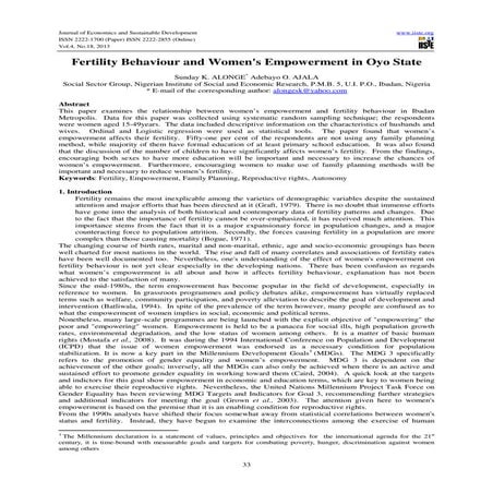 Small-Scale Mining and Empowerment of Women in the Adansi North ...