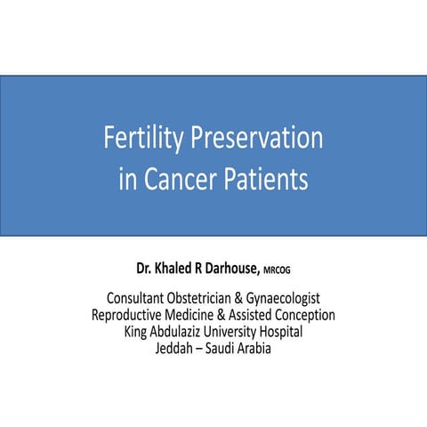 Fertility preservation 3 | PDF