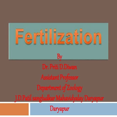 fertilization