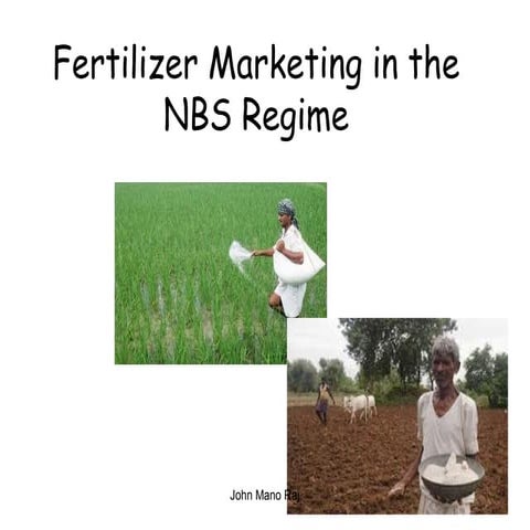 Fertilizer Marketing in NBS Regime