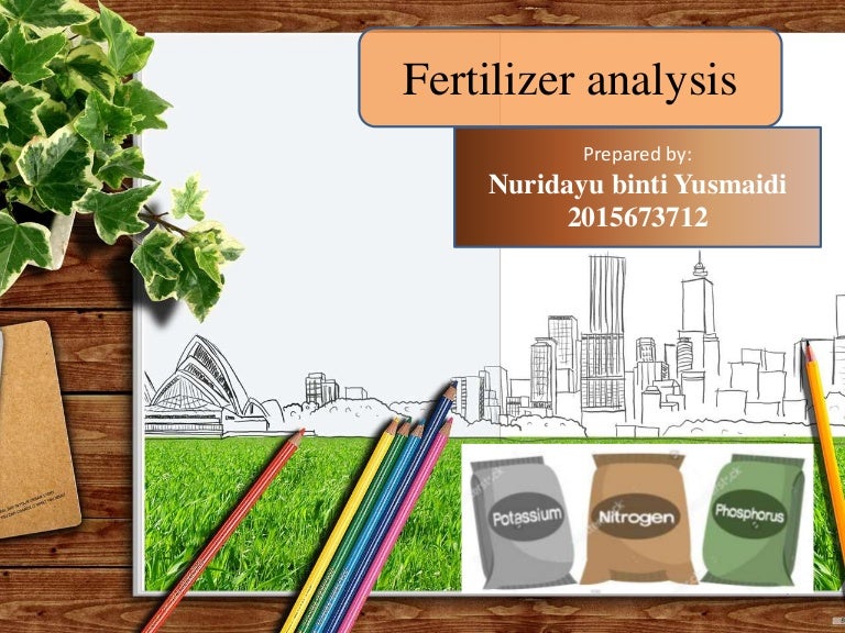 Fertilizer analysis
