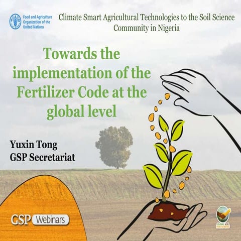 Towards the implementation of the Fertilizer Code at the global level 