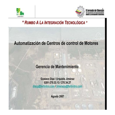 Fertinitro   Automatizacion De Centros De Control De Motores
