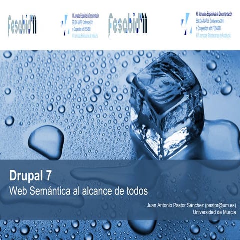 Fesabid 2011   drupal web semántica