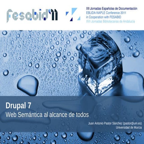 Fesabid 2011   drupal web semántica
