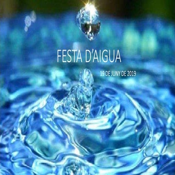 Festa aigua
